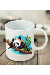 Panda Tasarımlı Kupa Bardak - Seramik Çay, Kahve Hediyelik Bardağı